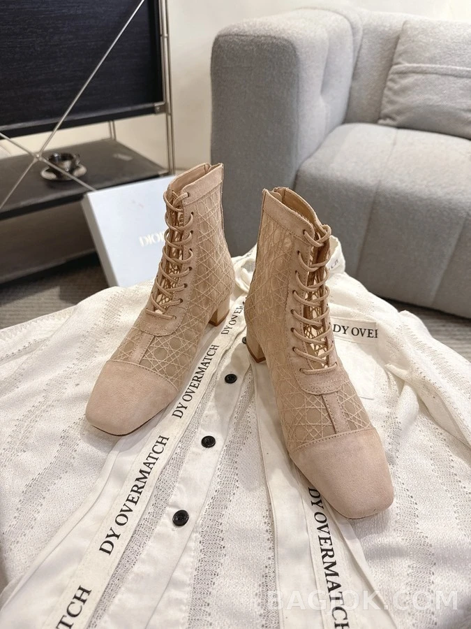 디올 디올 자뎅 디베르 자카드 앵클 부츠 상세 이미지