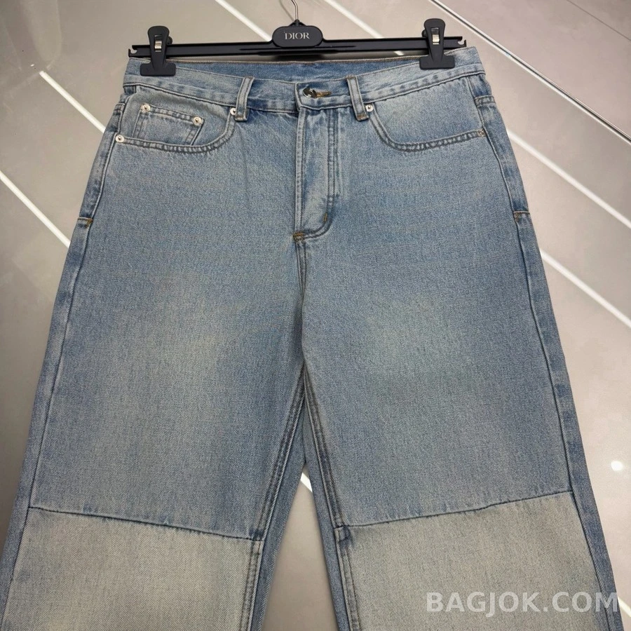 루이비통 루이비통 패치워크 데님 팬츠 상세 이미지