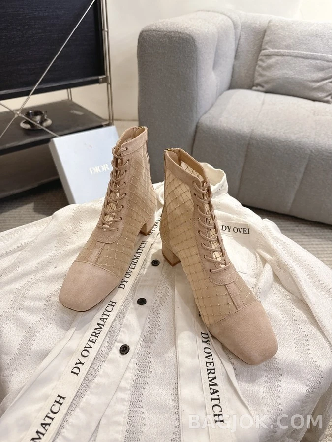 디올 디올 퀼팅 메시 부츠 상세 이미지