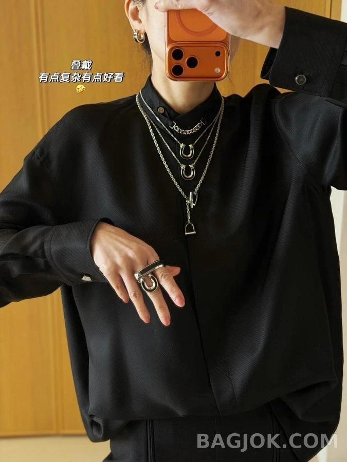 에르메스 에르메스 토네르 홀스슈 스터드 반지 상세 이미지