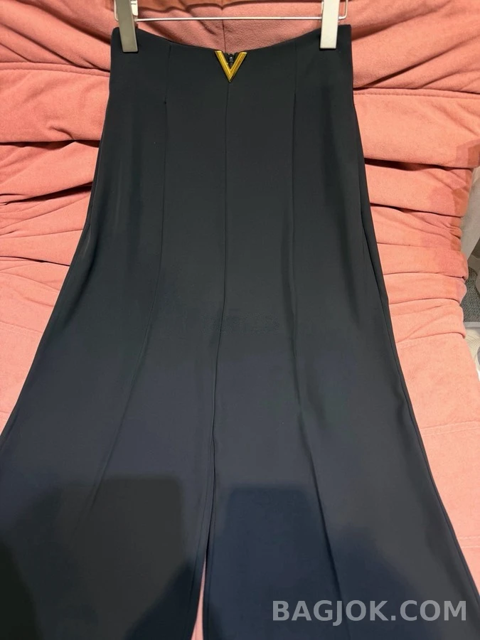 발렌티노 발렌티노 V 와이드 플리츠 팬츠 상세 이미지