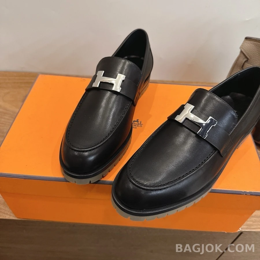 에르메스 에르메스 H 버클 러그솔 로퍼 상세 이미지