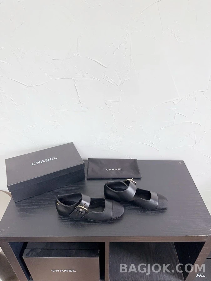 샤넬 샤넬 버클 스트랩 플랫 슈즈 상세 이미지