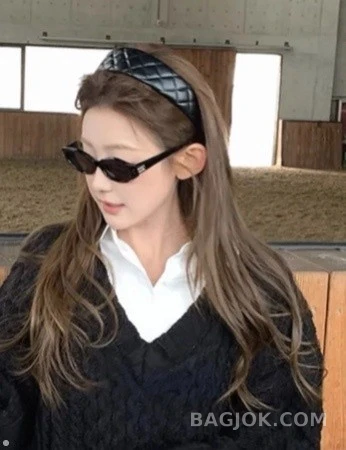 샤넬 샤넬 퀼팅 더블C 헤어밴드 상세 이미지