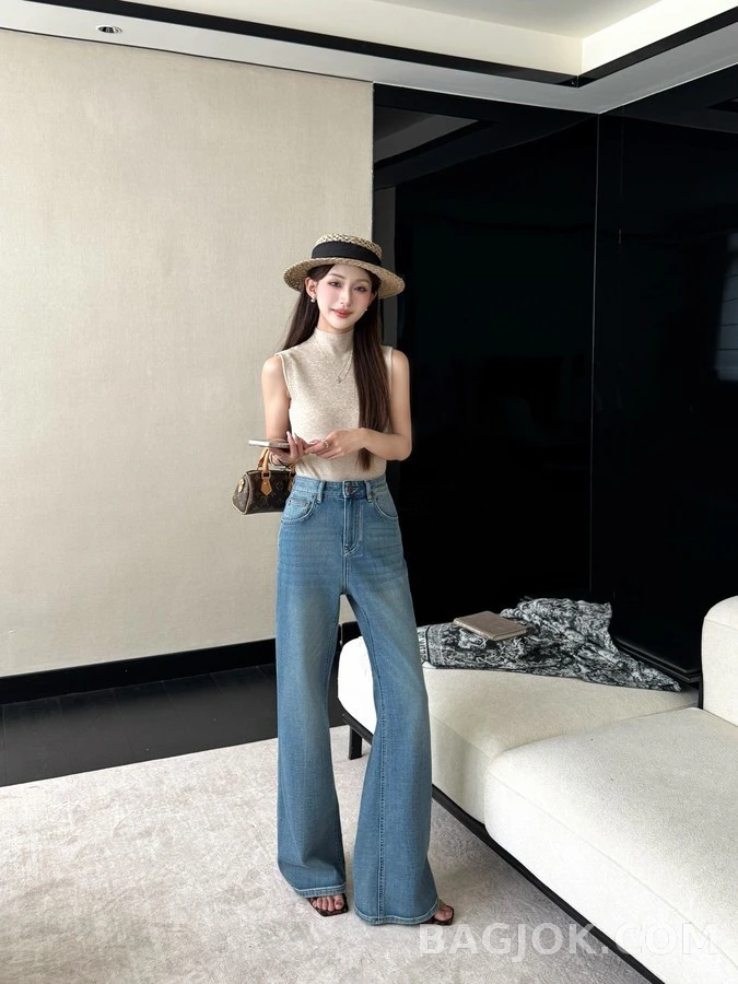 발렌티노 발렌티노 더블 V 로고 데님 팬츠 상세 이미지
