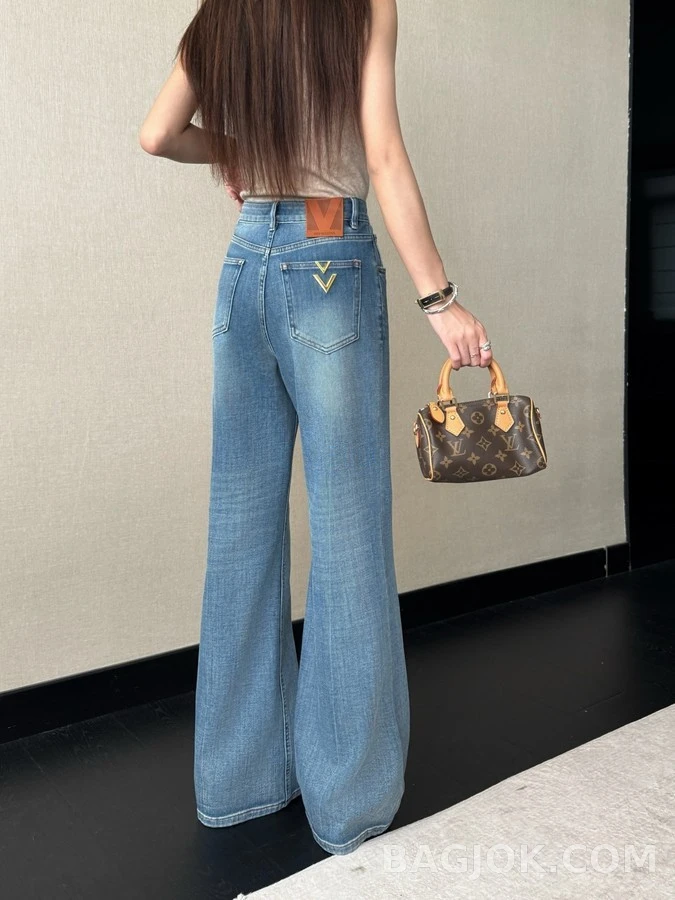발렌티노 발렌티노 더블 V 로고 데님 팬츠 상세 이미지