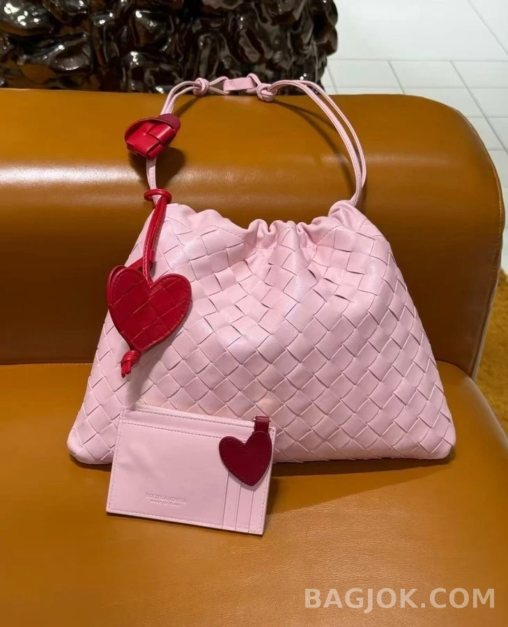 보테가베네타 보테가 베네타 하트 위빙 키링 상세 이미지