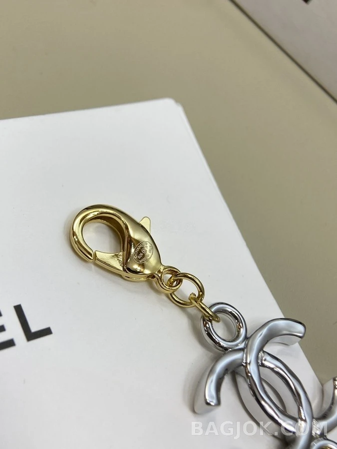샤넬 샤넬 투톤 더블 C 초커 상세 이미지