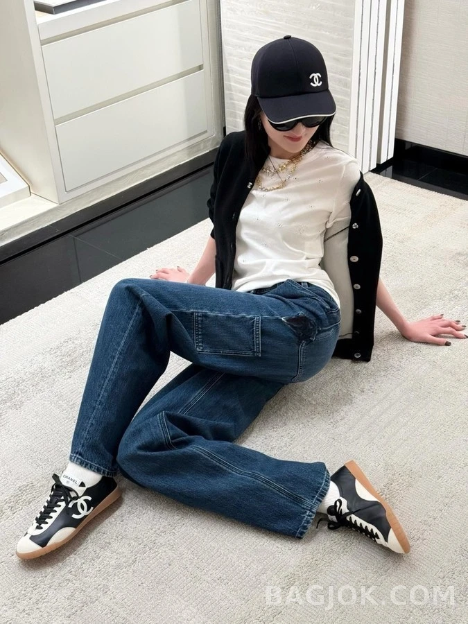 샤넬 샤넬 투톤 더블 C 초커 상세 이미지