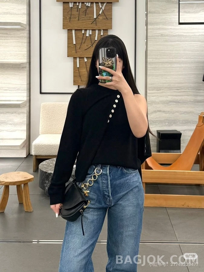 셀린느 셀린느 트리옹프 체인 데님 팬츠 상세 이미지
