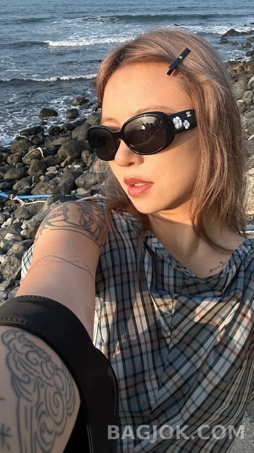 샤넬 샤넬 플라워 장식 선글라스 상세 이미지