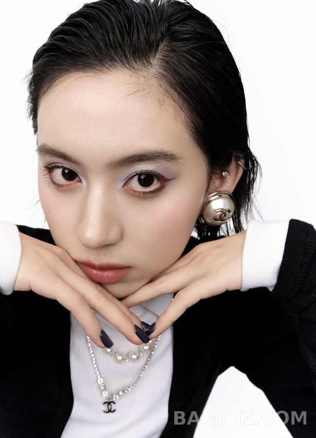 샤넬 샤넬 더블C 진주 버튼 이어링 상세 이미지