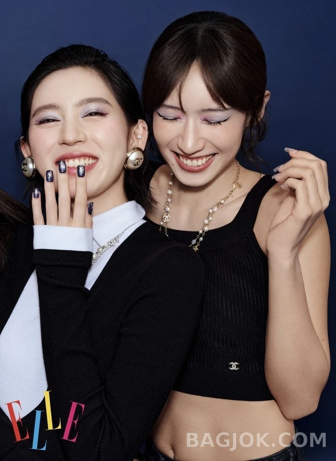 샤넬 샤넬 더블C 진주 버튼 이어링 상세 이미지