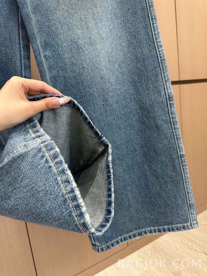 샤넬 샤넬 더블C 자수 데님 팬츠 상세 이미지