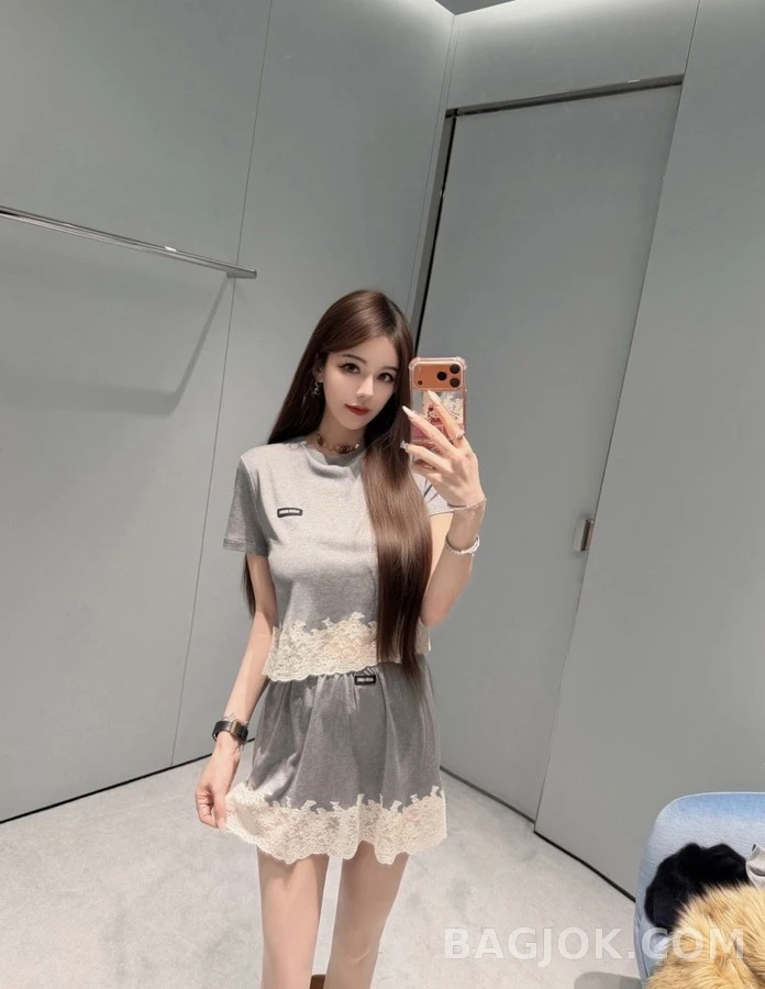 미우미우 미우미우 레이스 스커트 상세 이미지