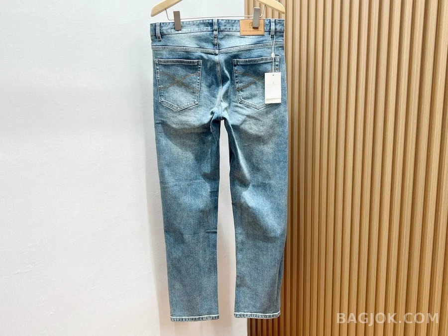 브루넬로 쿠치넬리 브루넬로 쿠치넬리 클래식 경량 캐주얼 데님 팬츠 상세 이미지
