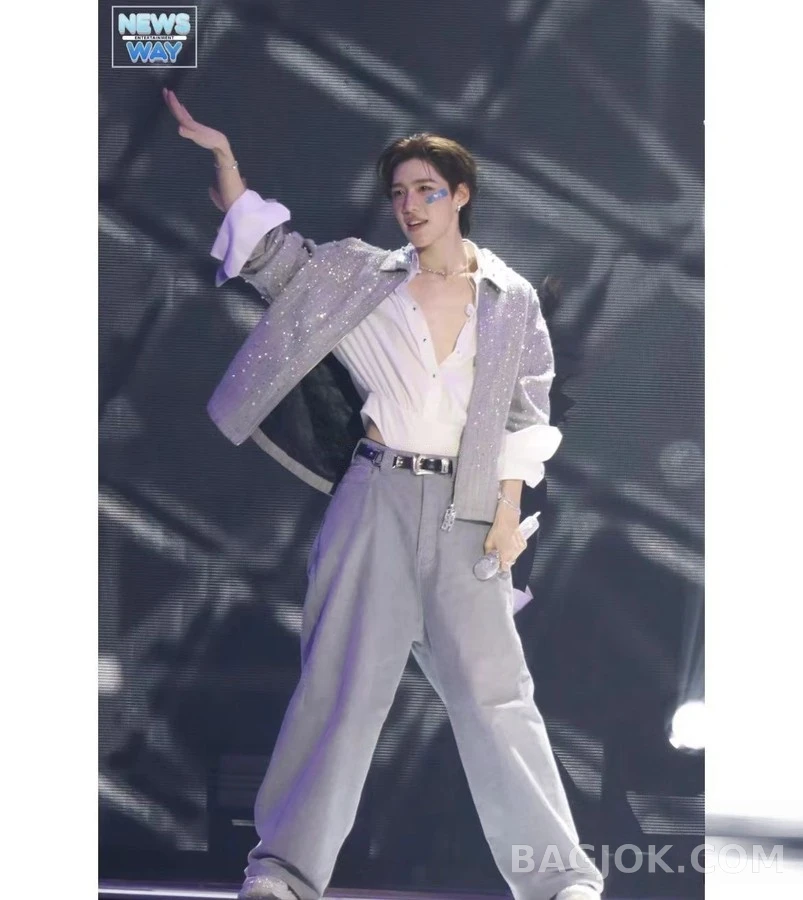 발렌시아가 발렌시아가 서클 자수 와이드 팬츠 상세 이미지
