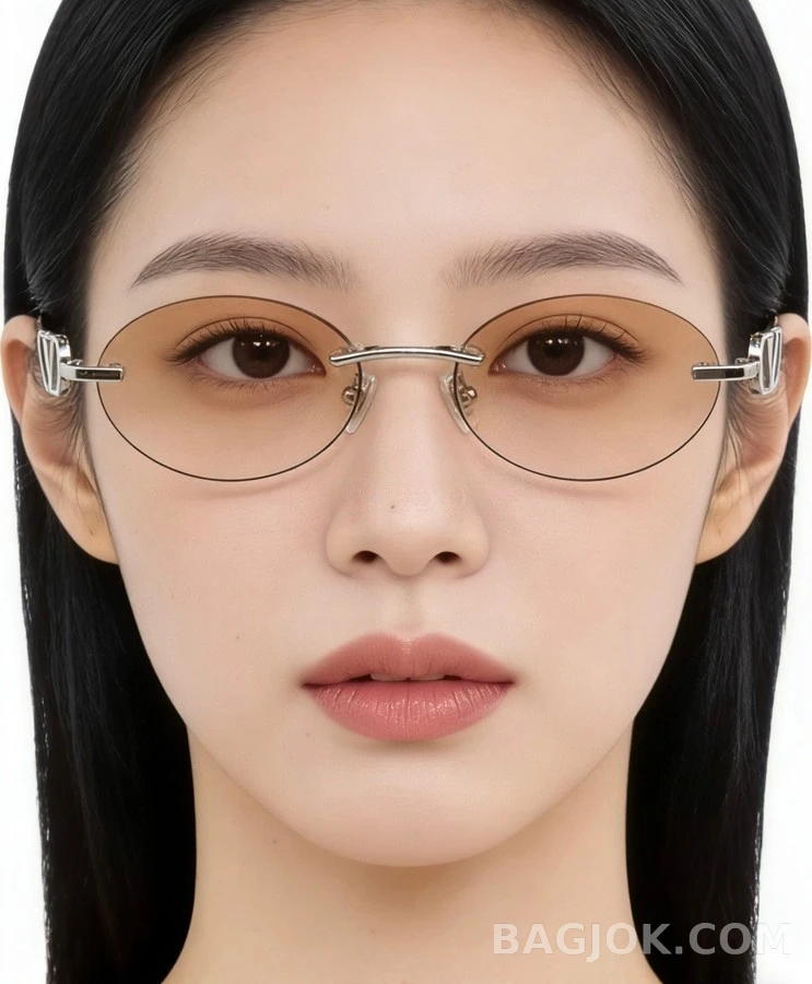 발렌티노 발렌티노 V로고 틴트 림리스 선글라스 상세 이미지