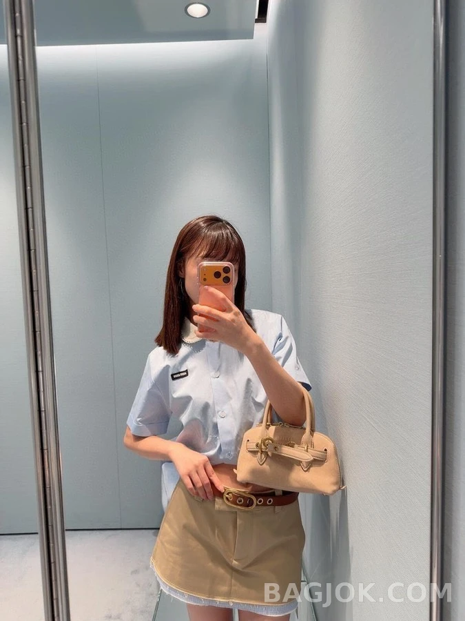 버버리 버버리 배색 미니 스커트 상세 이미지