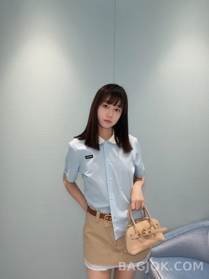 버버리 버버리 배색 미니 스커트 상세 이미지