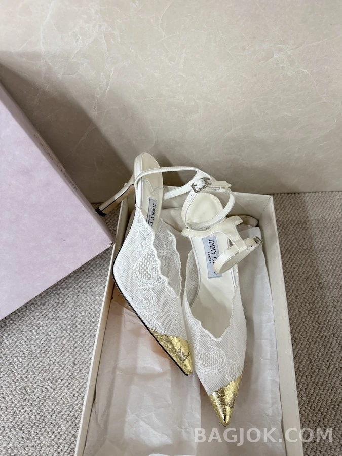 지미추 지미추 레이스 금장 토캡 힐 상세 이미지