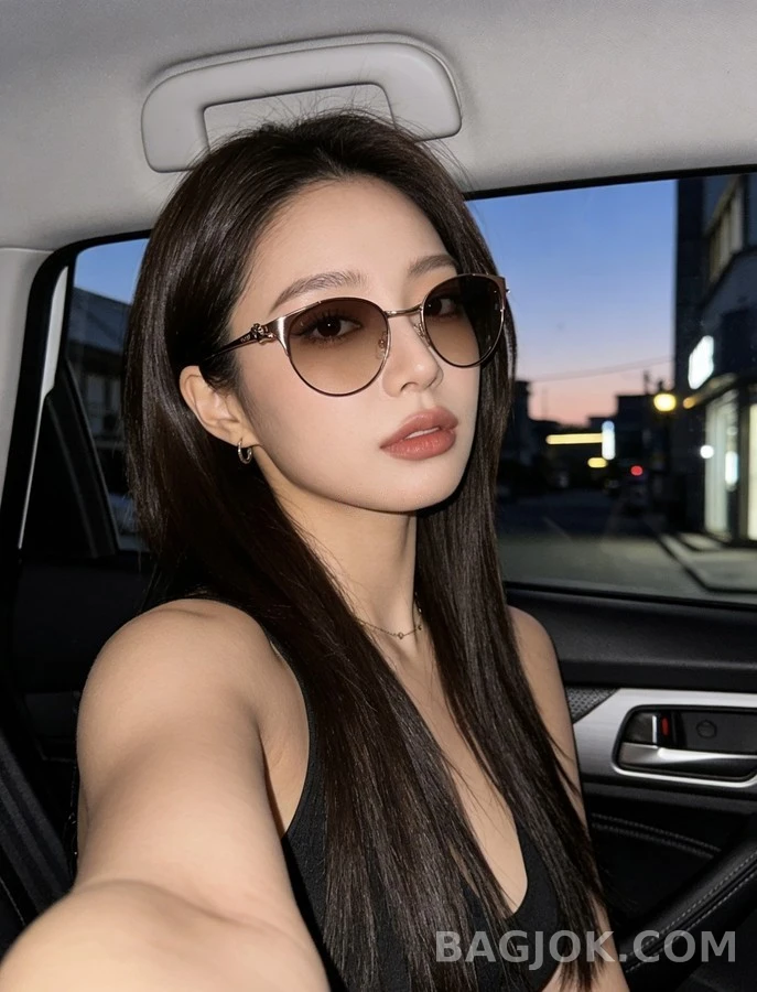 까르띠에 까르띠에 메탈 라운드 선글라스 상세 이미지