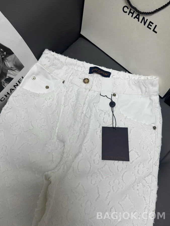 루이비통 루이비통 모노그램 자카드 데님 팬츠 상세 이미지