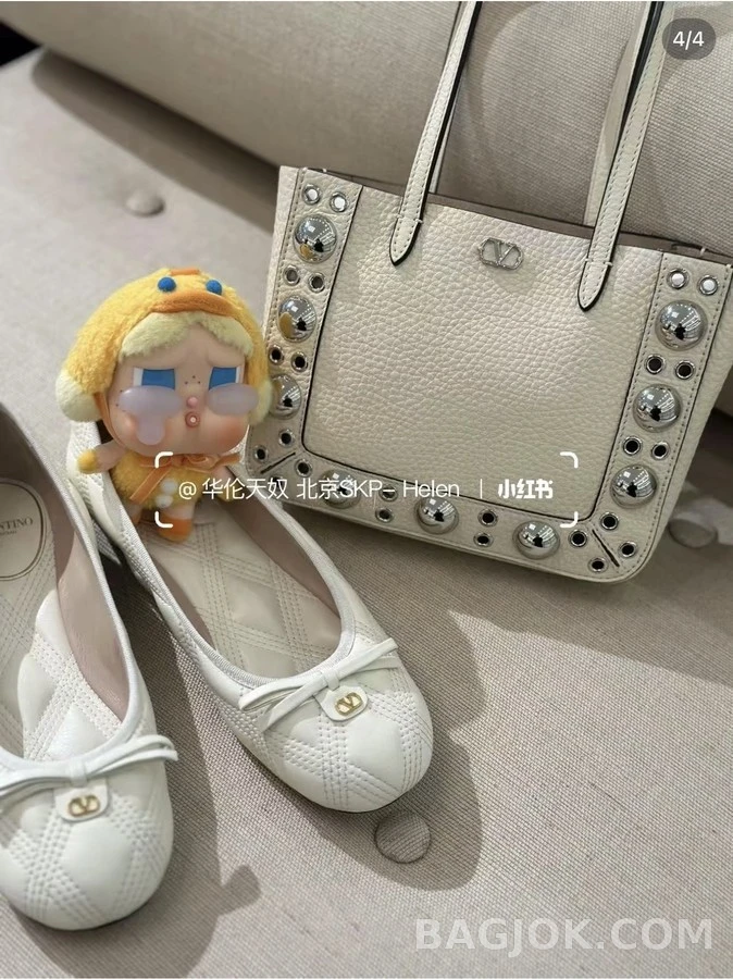 발렌티노 발렌티노 퀼팅 발레 플랫 슈즈 상세 이미지