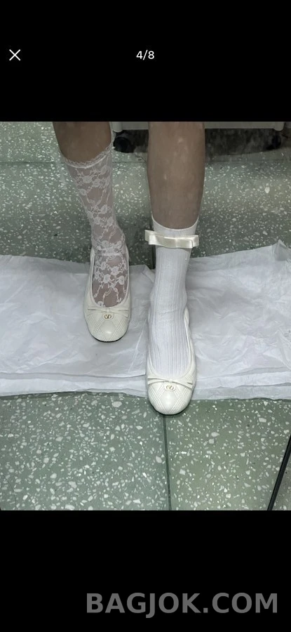 발렌티노 발렌티노 퀼팅 발레 플랫 슈즈 상세 이미지