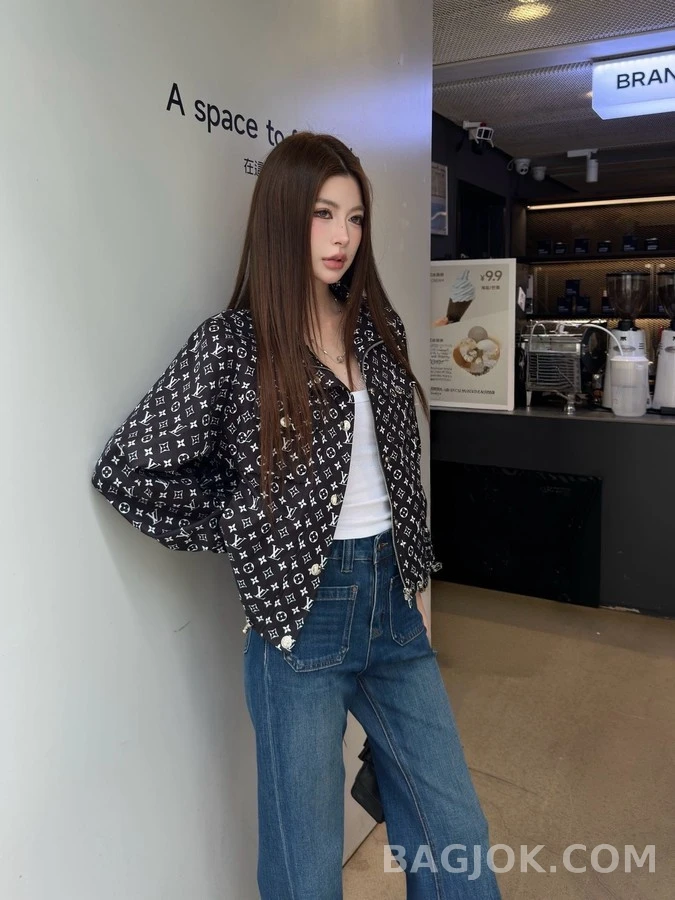 루이비통 루이비통 모노그램 프린트 자켓 상세 이미지