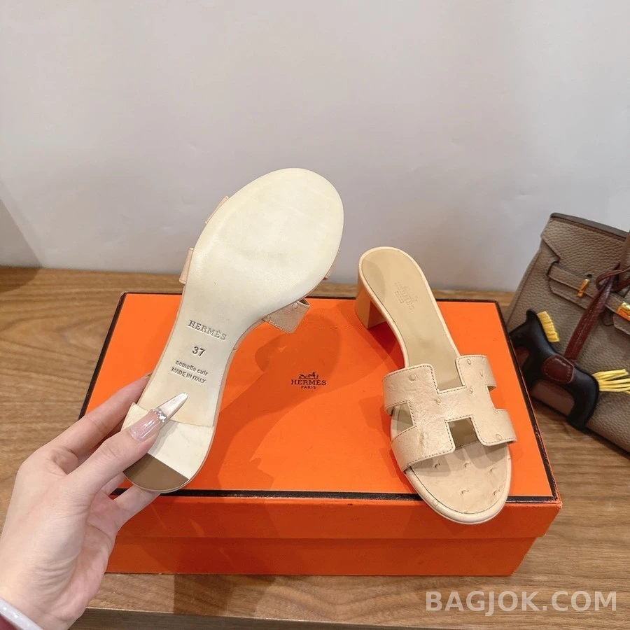 에르메스 에르메스 오스트리치 H 샌들 상세 이미지