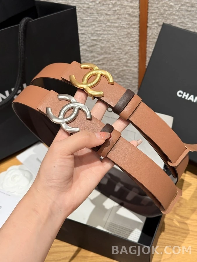 샤넬 샤넬 리버서블 로고 벨트 상세 이미지