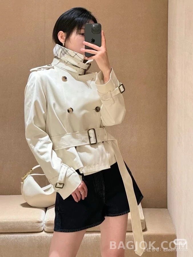 버버리 버버리 더블 브레스티드 숏 자켓 상세 이미지