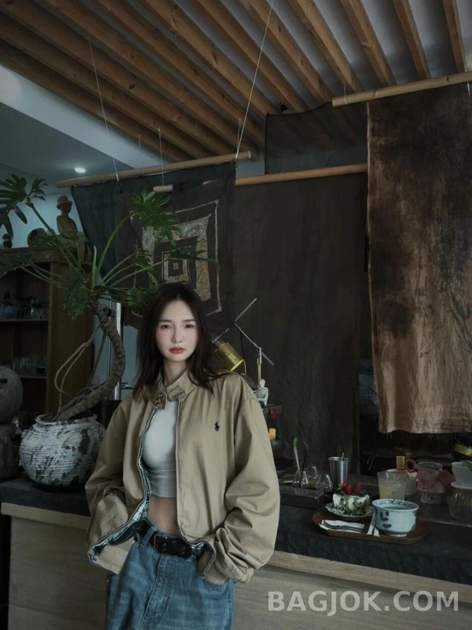 폴로 랄프 로렌 폴로 랄프 로렌 포니 자수 집업 자켓 상세 이미지