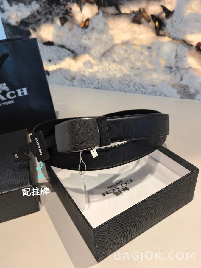 코치 코치 시그니처 리버서블 벨트 상세 이미지