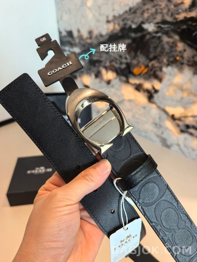 코치 코치 시그니처 리버서블 벨트 상세 이미지