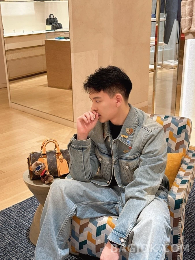 루이비통 루이비통 자수 데님 자켓 상세 이미지