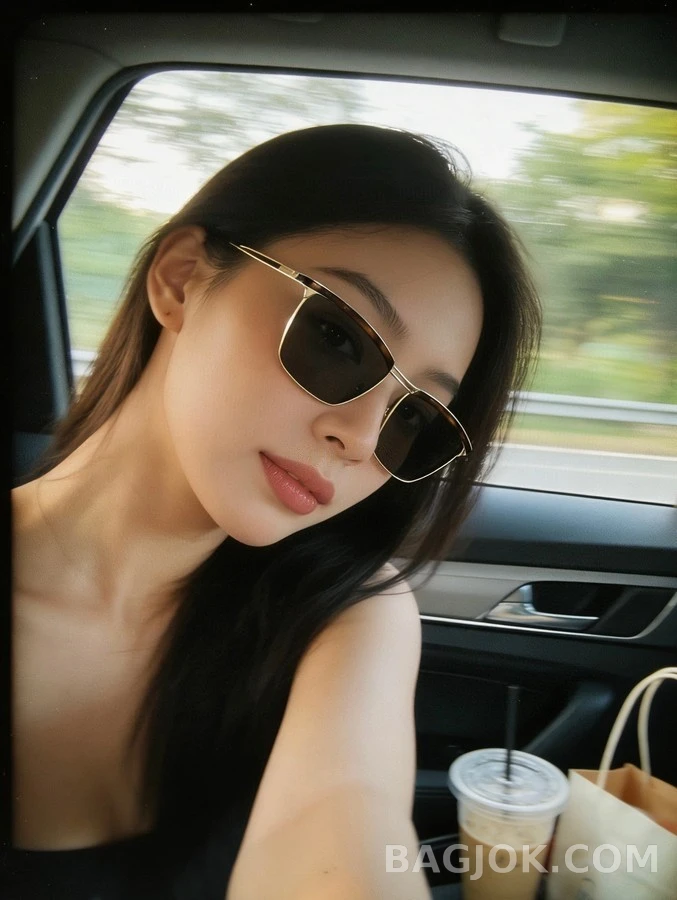 생로랑 세인트로랑 하프림 토터스 선글라스 상세 이미지