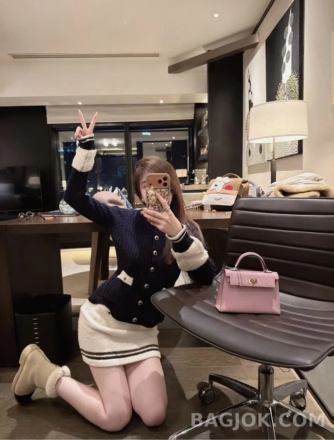 샤넬 샤넬 투톤 스웨이드 양모 설원 부츠 상세 이미지