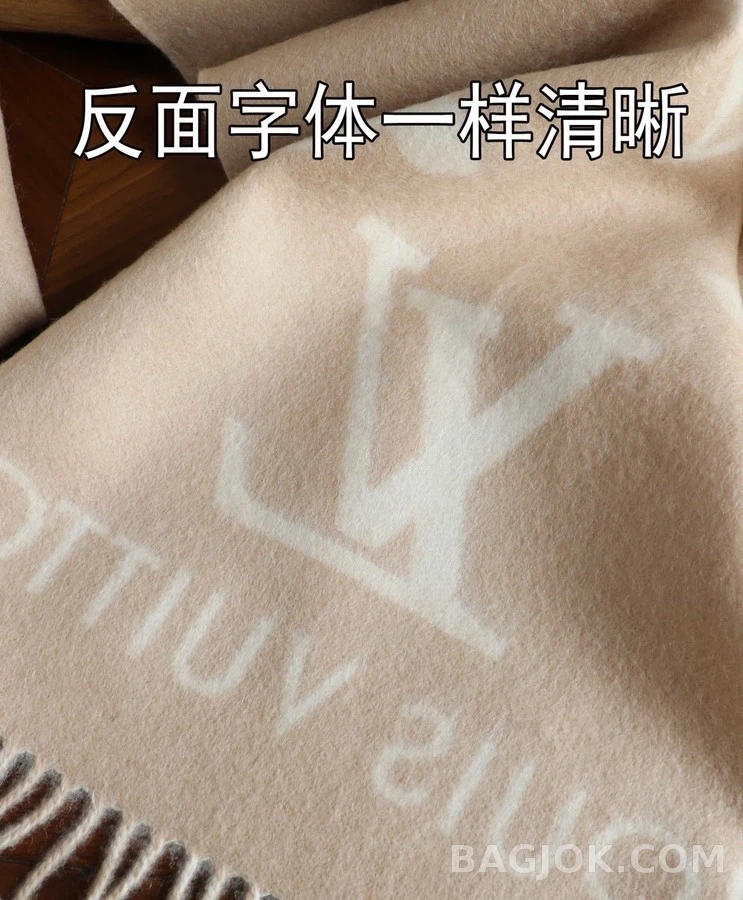 루이비통 루이비통 모노그램 캐시미어 스카프 상세 이미지