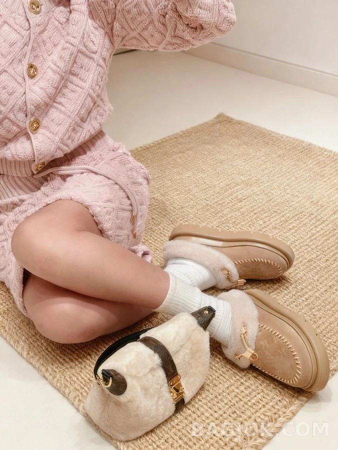 루이비통 루이비통 모노그램 퍼 뮬 상세 이미지
