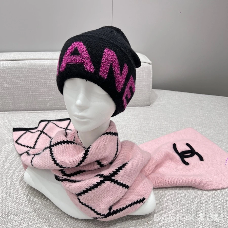 샤넬 샤넬 퀼팅 로고 더블 스카프 상세 이미지