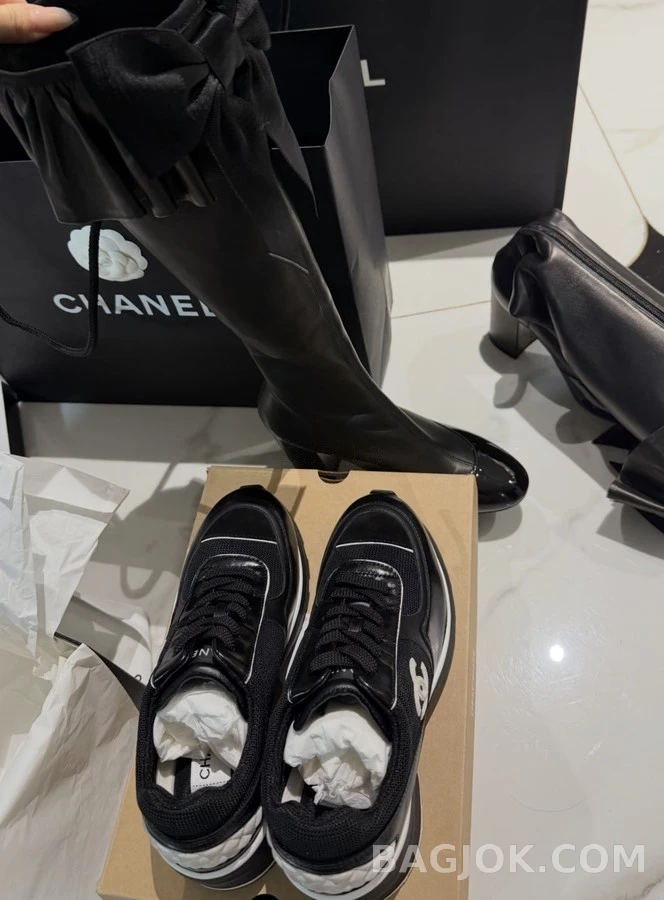 샤넬 샤넬 더블 C 청키 스니커즈 상세 이미지