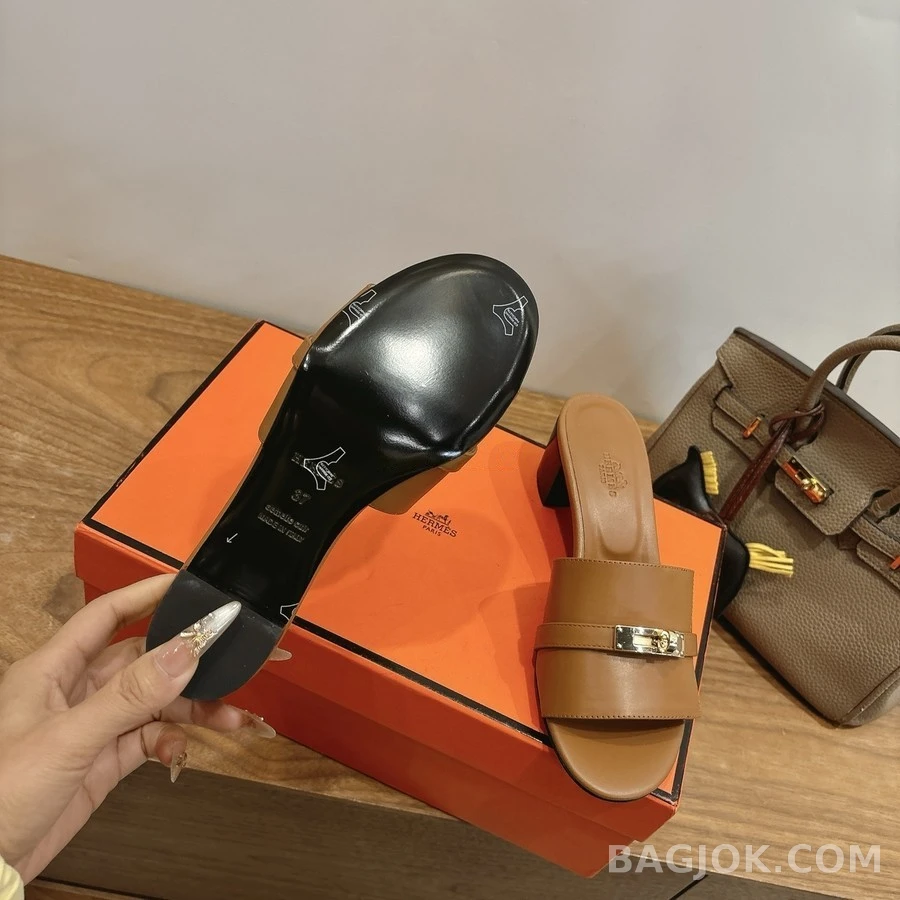 에르메스 에르메스 지지 켈리 버클 힐 샌들 상세 이미지