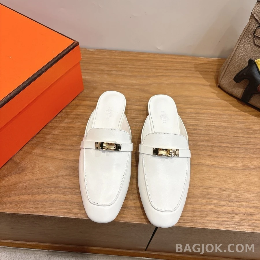 에르메스 에르메스 에클레르 H 로고 로퍼 뮬 상세 이미지