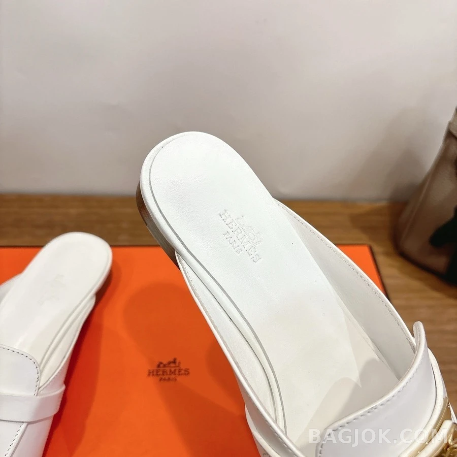 에르메스 에르메스 에클레르 H 로고 로퍼 뮬 상세 이미지