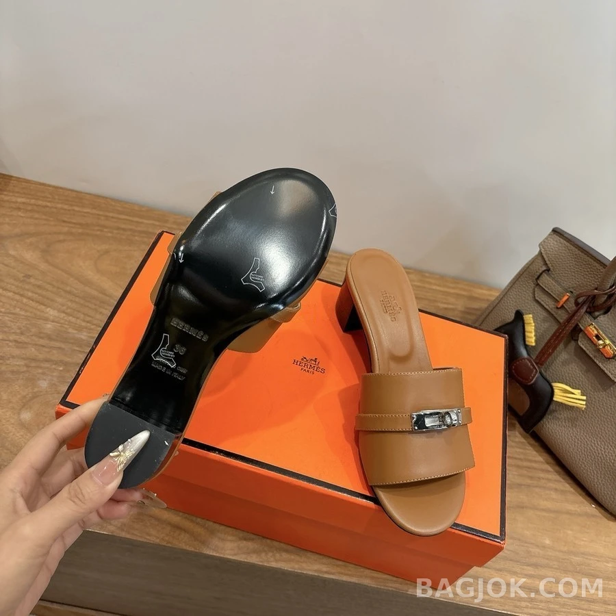에르메스 에르메스 켈리 버클 힐 샌들 상세 이미지