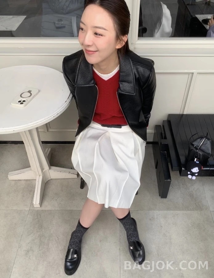 샤넬 샤넬 더블 C 로고 슬링백 로퍼 상세 이미지