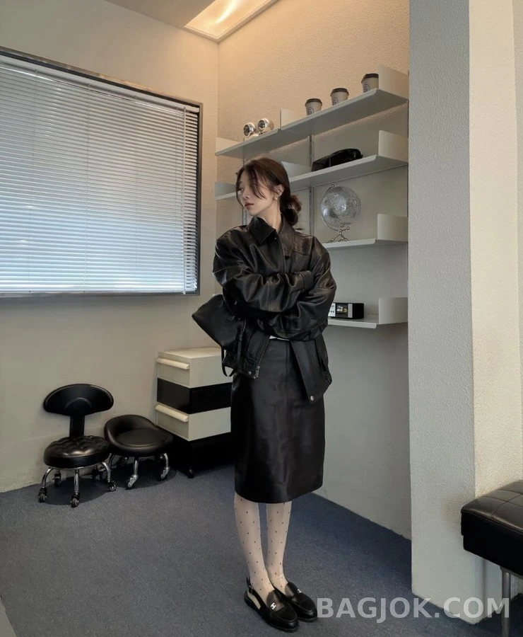 샤넬 샤넬 더블 C 로고 슬링백 로퍼 상세 이미지