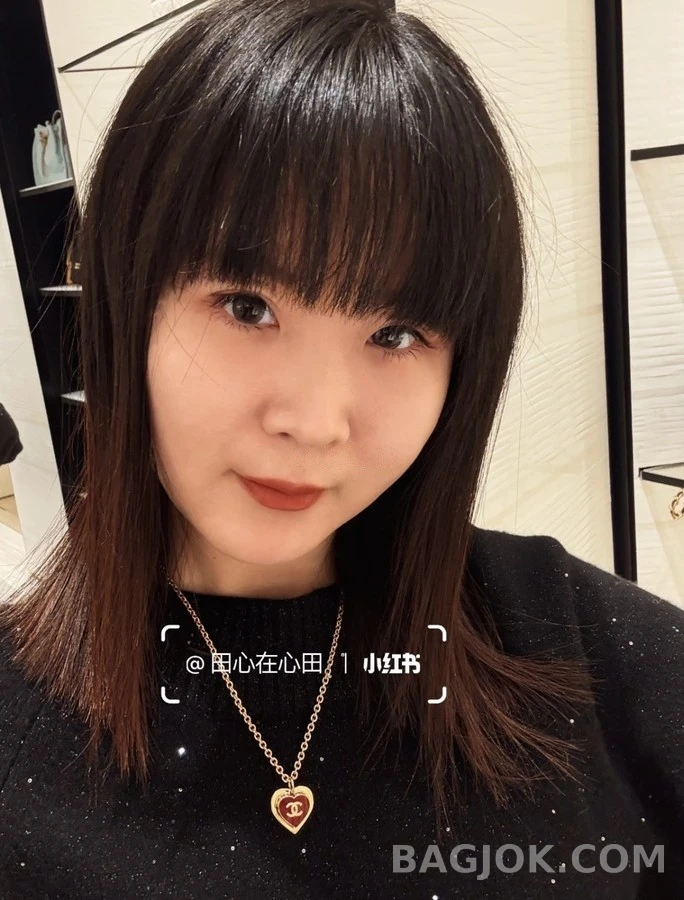 샤넬 샤넬 하트 더블 C 목걸이 상세 이미지